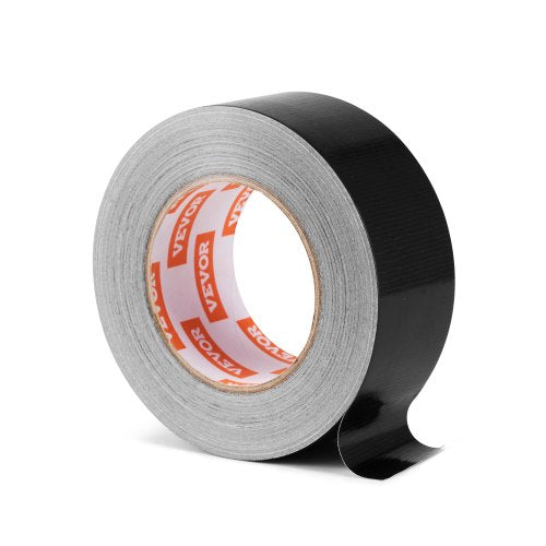 Duct Tape, 1.88 in x 35 Yards, 1-Pack, Waterproof?and Temperature-Resistant, No Residue Strong Adhesive?Heavy Duty?Duct Tape, Tear by Hand, for Indoor and Outdoor Repairs, All Weather, Black