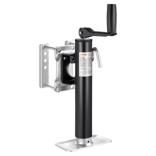 Trailer Jack, 2000 lbs Dynamic Load Capacity, Heavy Duty Swivel Bolt-on Trailer Jack, 10' Lift Trailer Jack Stand with Handle for RV Trailer, Horse Trailer, Utility Trailer, and Yacht Trailer