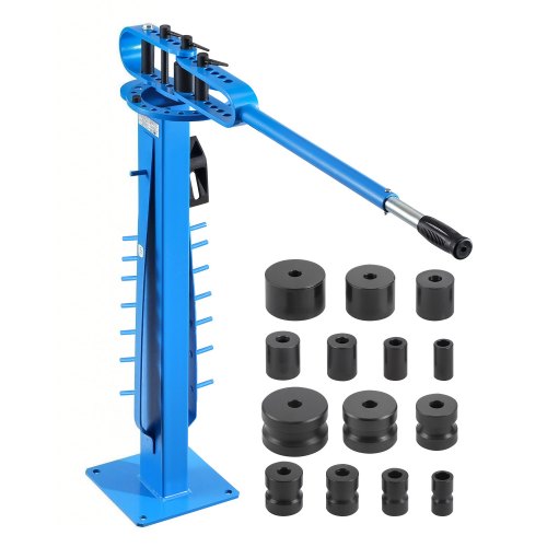 Manual Bending Machine with 14 Bending Dies, 200¡ã Heavy-Duty Bending Tool for Copper Aluminum Iron Pipes, Ideal for HVAC Air Conditioning Refrigerator Auto Repair