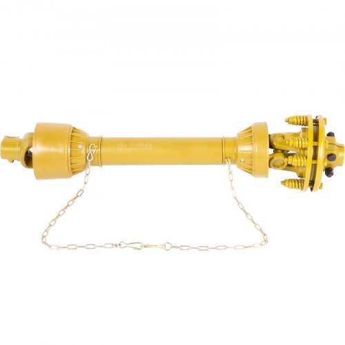 PTO Shaft, 1-3/8\' PTO Drive Shaft, 6 Spline Both Ends PTO Driveline Shaft, Series 4 Tractor PTO Shaft, 31.5\'-41\' Brush Hog PTO Shaft, Yellow PTO Shaft with Slip Clutch for Bush Hog/Finish Mow