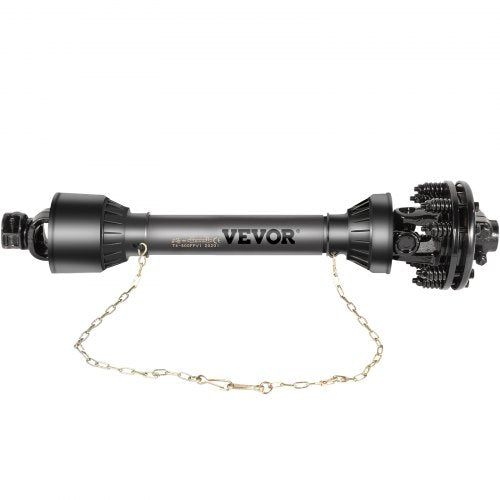 PTO Shaft, 1-3/8\' PTO Drive Shaft, 6 Spline Both Ends PTO Driveline Shaft, Series 5 Tractor PTO Shaft, 43\'-57\' Brush Hog PTO Shaft, Black PTO Shaft with Slip Clutch for Bush Hog/Finish Mower