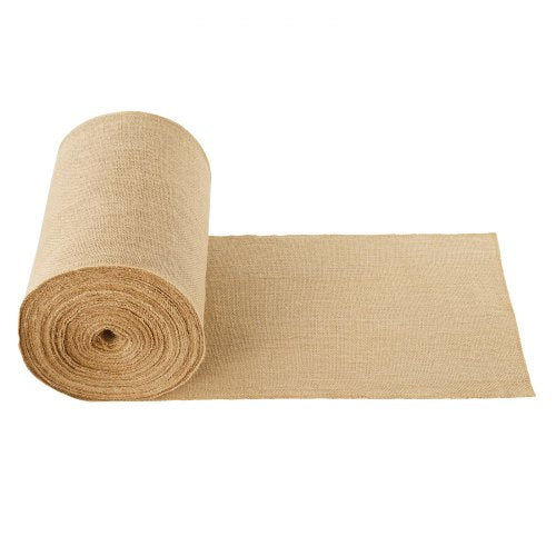 Burlap Fabric Roll, 14¡± x 150 ft & 50 x 50 High Density Wide Natural Burlap Fabric Rolls, Jute Fabric Burlap Tree Wrap Roll, for Decor, Crafts, Wedding, Gardening, Plant & Tree Winter Covering