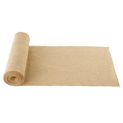 Burlap Fabric Roll, 14 in x 30 ft & 50 x 50 High Density Wide Natural Burlap Fabric Rolls, Jute Fabric Burlap Tree Wrap Roll, for Decor, Crafts, Wedding, Gardening, Plant & Tree Winter Covering