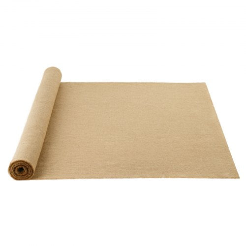 Burlap Fabric Roll, 40¡± x 30 ft & 50 x 50 High Density Wide Natural Burlap Fabric Rolls, Jute Fabric Burlap Tree Wrap Roll, for Decor, Crafts, Wedding, Gardening, Plant & Tree Winter Covering