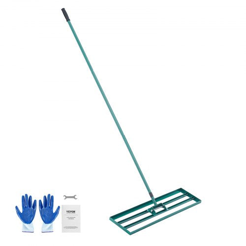 Lawn Leveling Rake, 36'x10' Level Lawn Tool, Heavy-duty Lawn Leveler with 78' Steel Extended Handle, Yard Leveling Rake Suit for Garden, Golf Lawn, Farm