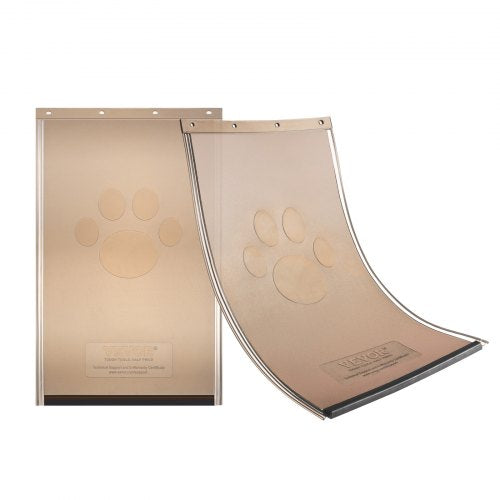Pet Door Replacement Flap, Compatible with Flap Pet Doors, Measures 5.25' x 8.13'?Longer Lasting, Weather-proof, Thickened PVC Dog Door Replacement Flap with Long Magnetic Strip (Small)