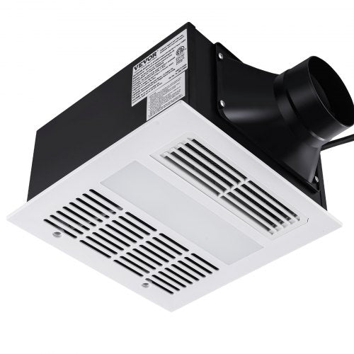 Bathroom Exhaust Fan, 1500W Heating, 110 CFM High-Efficiency Ventilation, 1.5sones Low Noise Operation, Energy-Saving Bathroom Ceiling Fan, For Various Ceilings