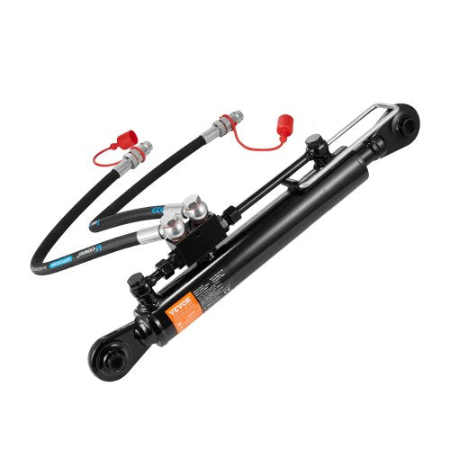 Hydraulic Top Link Cat.1-1 (11 in, 20-7/8~31-7/8 in ), Hydraulic Cylinder with 2 Hoses & G3/8' Check Valve