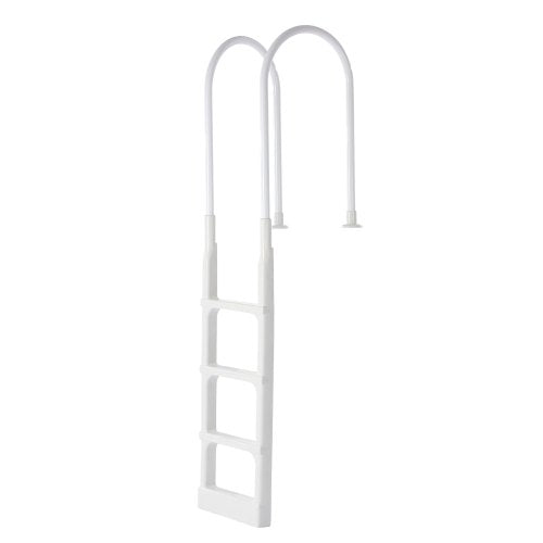 Swimming Pool Ladder, 4-Step Double Handrails Stair, Non-slip Thickened Heavy Duty Steps, Load Capacity 300 lb, for 48-54 In Inground & Above-ground Pools of Any Deck Surface Indoor & Outdoor