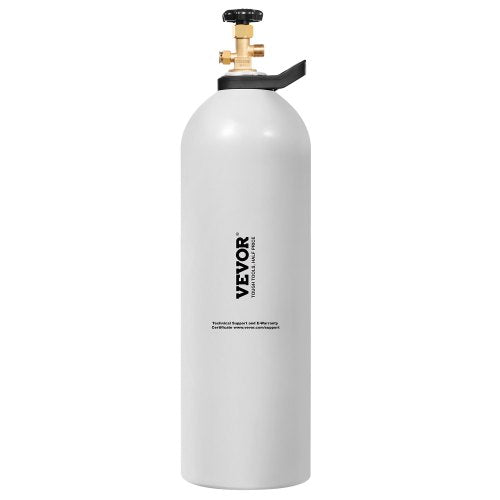 CO2 Tank, 20 lbs New Aluminum Alloy Cylinder, CO2 Air Tank with Spray Coating, CGA320 Valve, Handle & Adjustable Pressure, DOT & TC Approved Cylinder for Draft Beer Dispensing and Soda Maker