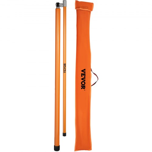 Load Height Measuring Stick, 15\' Sturdy Fiberglass Truck Height Stick with Adjustable Pole, Non-conductive Truck Height Measuring Stick with Carrying Bag, Height Stick for Trucks, Car Haulers