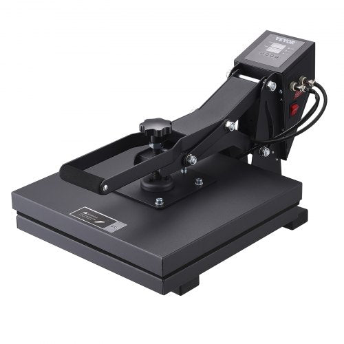 VEVOR Heat Press 15 x 15 - Heat Press Machine for T-shirts, Fast Heating, High Pressure for Digital Industrial-Quality Sublimation Printer for Heat Transfer Vinyl, 15 x 15, Black