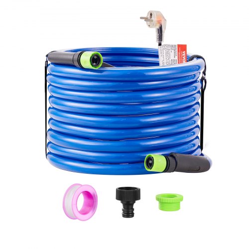 50ft Heated Water Hose for RV, Heated Drinking Water Hose Antifreeze to -45¡ãF, Automatic Self-regulating, 5/8' I.D. with 3/4' GHT Adapter, Lead and BPA Free