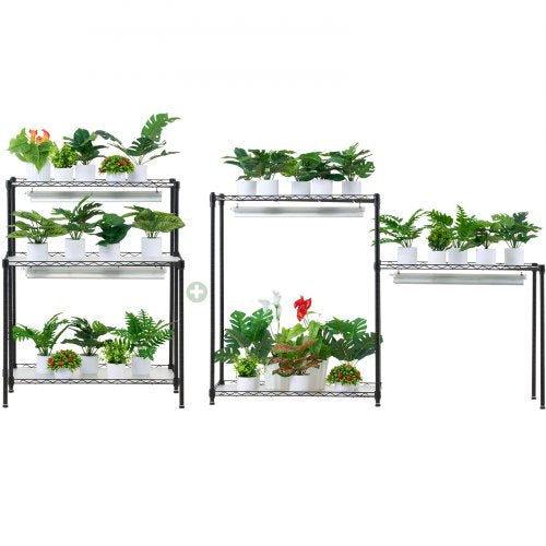 VEVOR DIY Plant Stand with Grow Lights 6 Tiers 192W 70.9 Tall Plant Grow Shelf