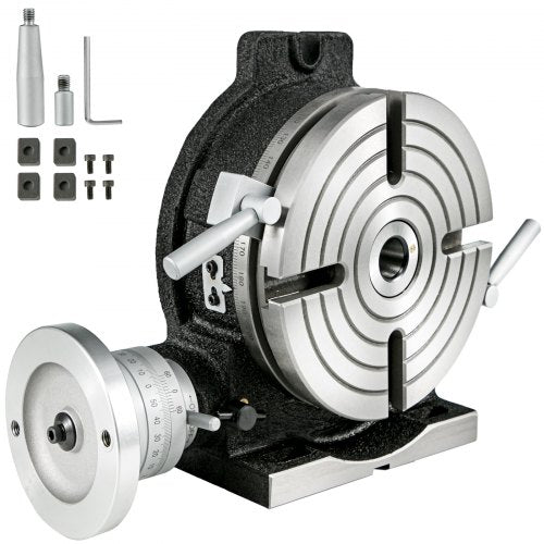 Rotary Table 8Inch Horizontal Vertical HV8 Precision 3MT Milling Drilling Machine Vernier Reading Milling Drilling Boring