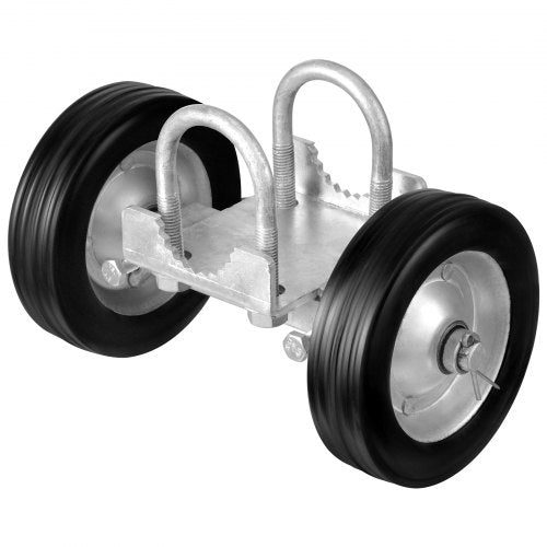 Sliding Gate Kit, 6¡± Rolling Gate Hardware Kit, Universal Adjustable Sliding Gate Rollers Track Wheels, Heavy Duty Sliding Gate Guide Roller for Sliding Gates and Rolling Door,600lbs Load,Black