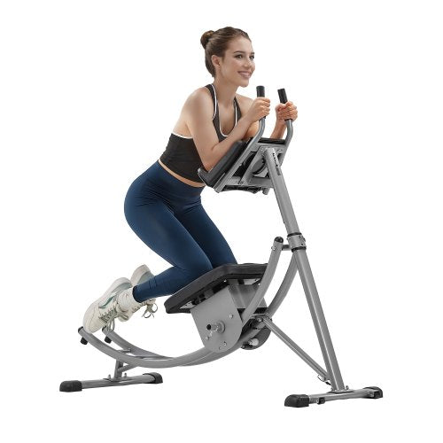 AB Workout Machine, Ab Workout Equipment at Home Gym, Core & Abdominal Trainers for Women, 440 lbs Weight Capacity Strength Training Ab Cruncher, Foldable Adjustable Fitness Exerciser