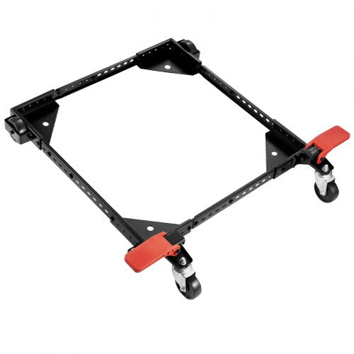 Mobile Base, 500 lbs Weight Capacity, Adjustable from 12' x 12' to 36' x 36', Heavy Duty Universal Mobile Base Stand with Swivel Wheels, for Woodworking Equipment, Bandsaw, Power Tools, Machines