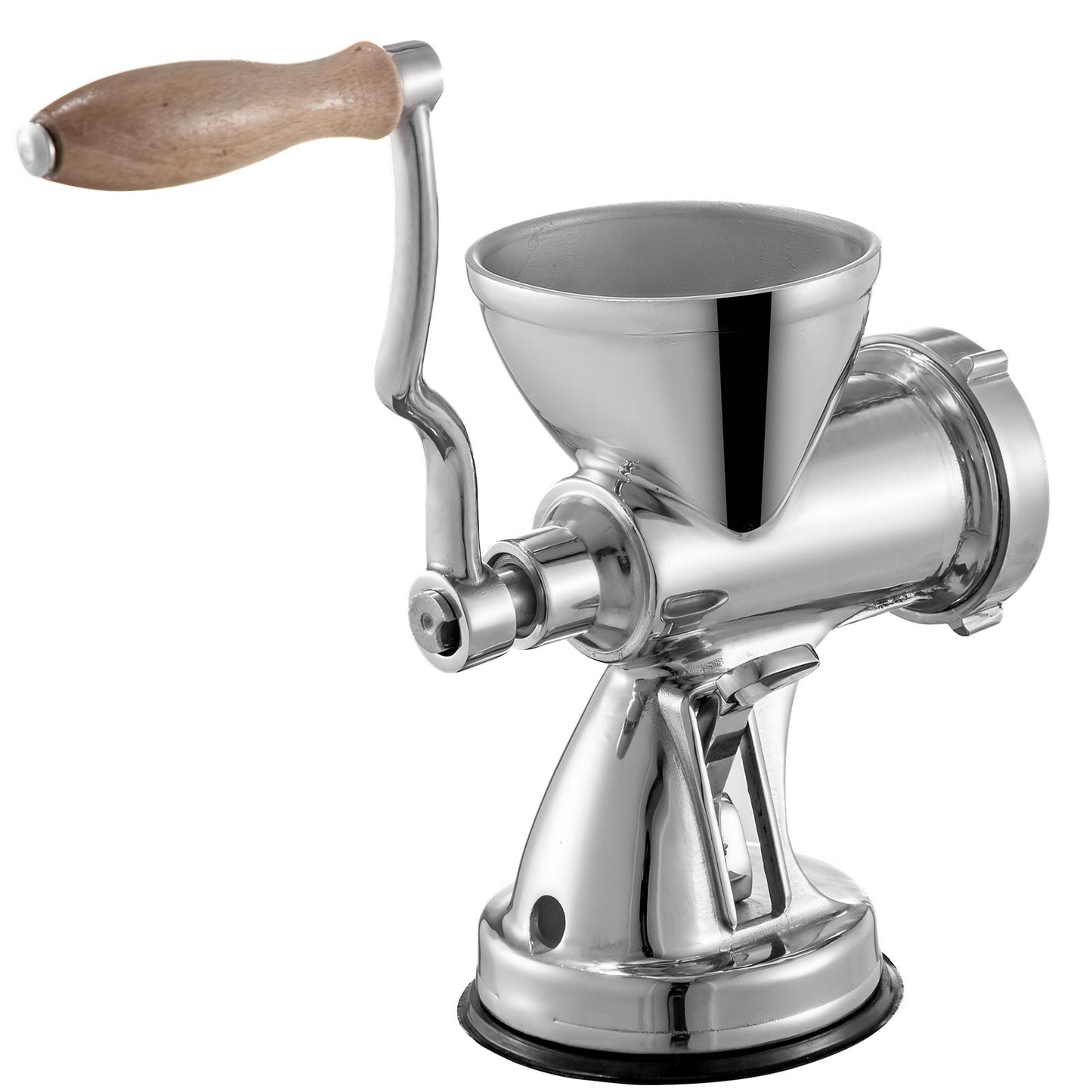 VEVOR Meat Grinder Manual 304 Stainless Steel Hand Suction Cup Base & Clamp with Filling Nozzle for Vegetables Grinding & Sausage Stuffing, 6.7x6x9.6inch, Sliver