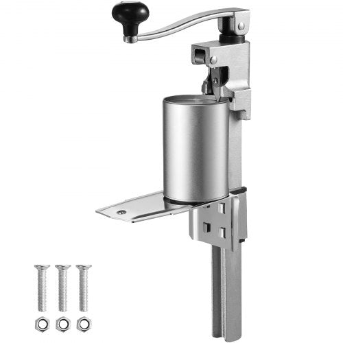 VEVOR Manual Can Opener, Commercial Table Opener for Large Cans, Heavy Duty Can Opener with Base, Adjustable Height Industrial Jar Opener For Cans Up to 11.8 Tall, for Restaurant Hotel Home Bar