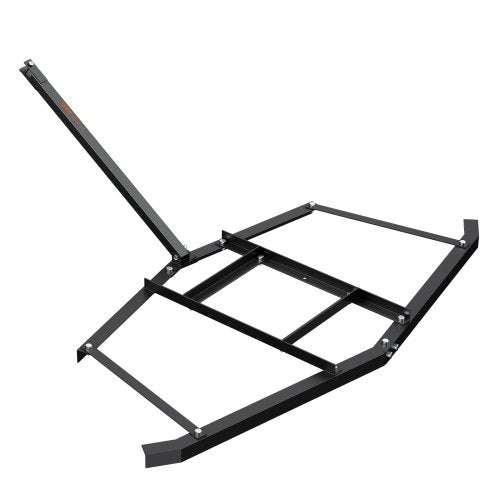 VEVOR Driveway Drag, 66 Width Tow Behind Drag Harrow, Q235 Steel Driveway Grader with Adjustable Bars, Support up to 50 lbs, Driveway Tractor Harrow for ATVs, UTVs, Garden Lawn Tractors