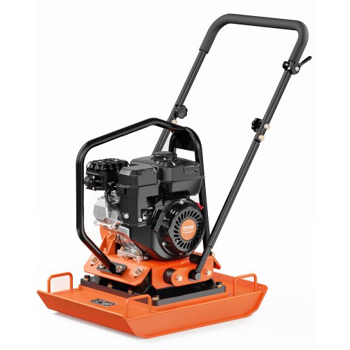 Plate Compactor, 7.0 HP Gas Engine, 4451.22 lbf Vibration Compaction Force, 432 sq. in Plate, 5400 RPM Power Tamper, Ground Compactor Rammer for Dirt, Gravel, Asphalt, Foundation, EPA Compliant