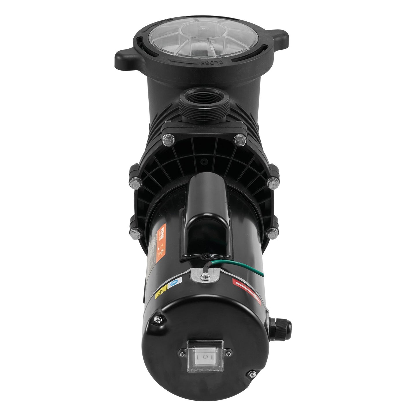 VEVOR Pool Pump 1.5HP 230V, Variable Dual Speed Pumps 1100W for Above Ground Pool, Strainer Filter Basket, 5400 GPH Max. Flow, Energy Saving Swimming Pool Pump