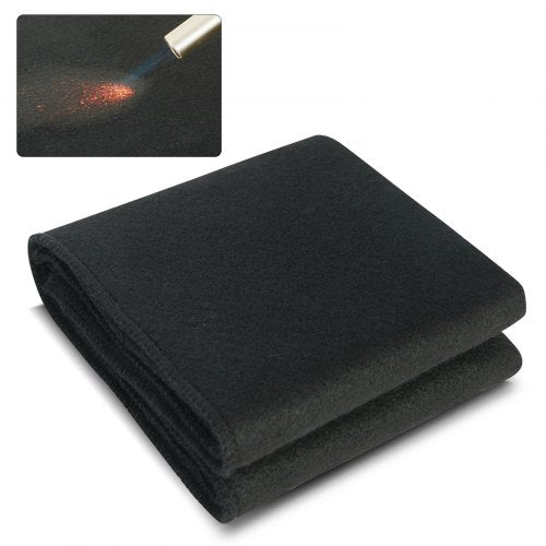 Carbon Felt Welding Blanket, 27' x 12' Flame Retardant Welding Blankets, Up To 1800¡ãF Heat Resistant Blanket Set, Cuttable Carbon Fiber Fire Retardant Insulation Welding Mat Pad, 1 Pack