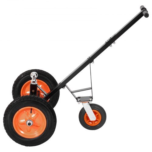 Heavy-Duty Trailer Dolly, 1200lbs Tongue Weight Capacity, Carbon Steel Trailer Mover with 2 inch Ball, 15.2 inch Pneumatic Tires, Portable Tow Dolly for Moving RV Trailer