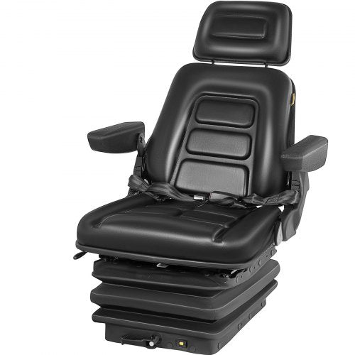 NEW LOW PROFILE SUSPENSION SEAT WITH ARMREST DOZER BACKHOE TRACTOR SKIDSTEER