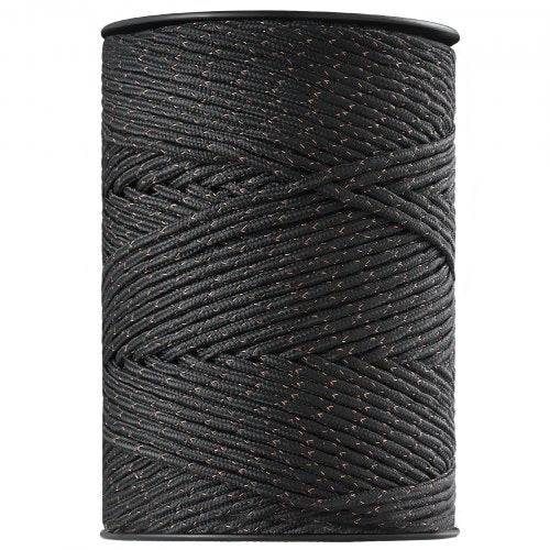 Electric Fence Wire, 1000Ft 305M Portable Polywire, 1/4' Diameter 2 Copper Strands for Reliable Conductivity and Rust Resistance, Fencing Rope Line for Horse, Cattle, Livestock