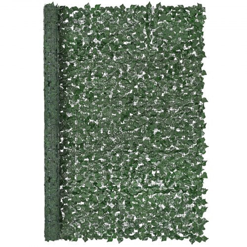 Ivy Privacy Fence, 96 x 72 in Artificial Green Wall Screen, Greenery Ivy Fence with Strengthened Joint, Faux Hedges Vine Leaf Decoration for Outdoor Garden, Yard, Balcony, Patio Decor