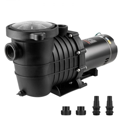 Above Ground Pool Pump, 1HP, 80 GPM Max. Flow Single Speed Swimming Pool Pump, 110V/240V 3450RPM 34.4ft Max. Head Pool Pump with Filter Basket, for Above Ground Pools Hot Tubs Spas