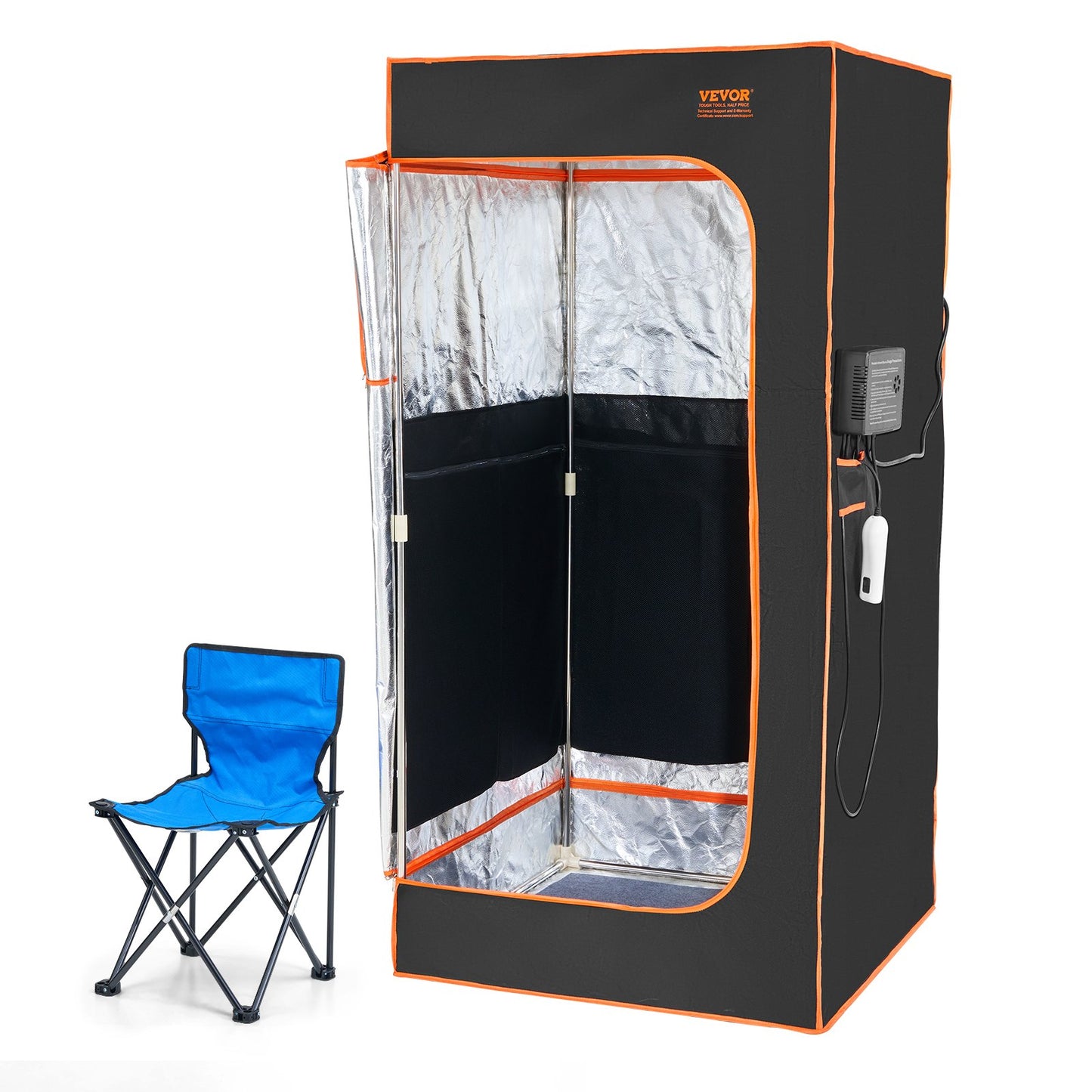 VEVOR Sauna Tent Far Infrared 1400W Personal Home Spa Loss Weight Detox Therapy