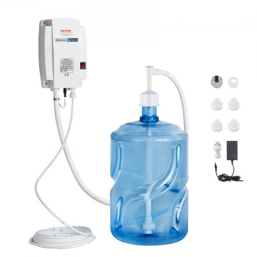 VEVOR Bottled Water Dispenser Pump System , 110V 20ft US Plug High Flow Bottled Water Pump with Single Inlet , Water Dispenser Pump Compatible Use with Coffee/Tea Machines, Ice Makers