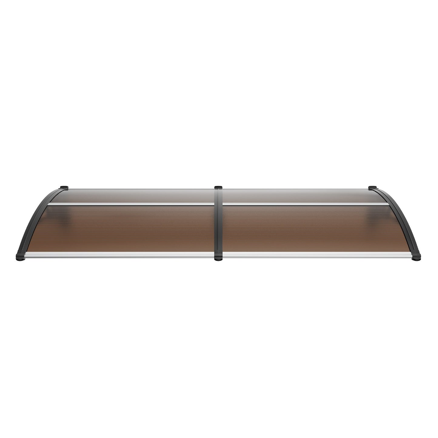 VEVOR Window Door Awning Canopy 80 x 40, UPF 50+ Polycarbonate Entry Door Outdoor Window Awning Exterior, Front Door Overhang Awning for Sun Shutter, UV, Rain, Snow Protection, Hollow Sheet