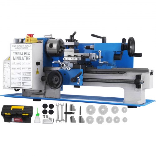 7x12' 400W Precision Mini Metal Lathe Variable Speed 2250RPM