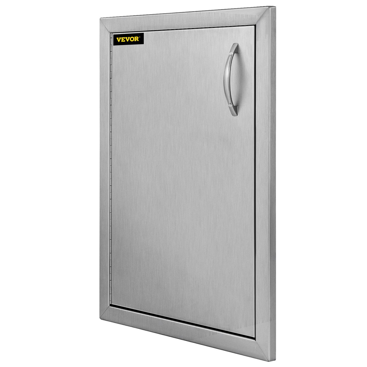 VEVOR Outdoor Kitchen Access Door 16x 22 Single Wall Construction Stainless Steel Flush Mount for BBQ Island, 16inch x 22inch,,Single Door
