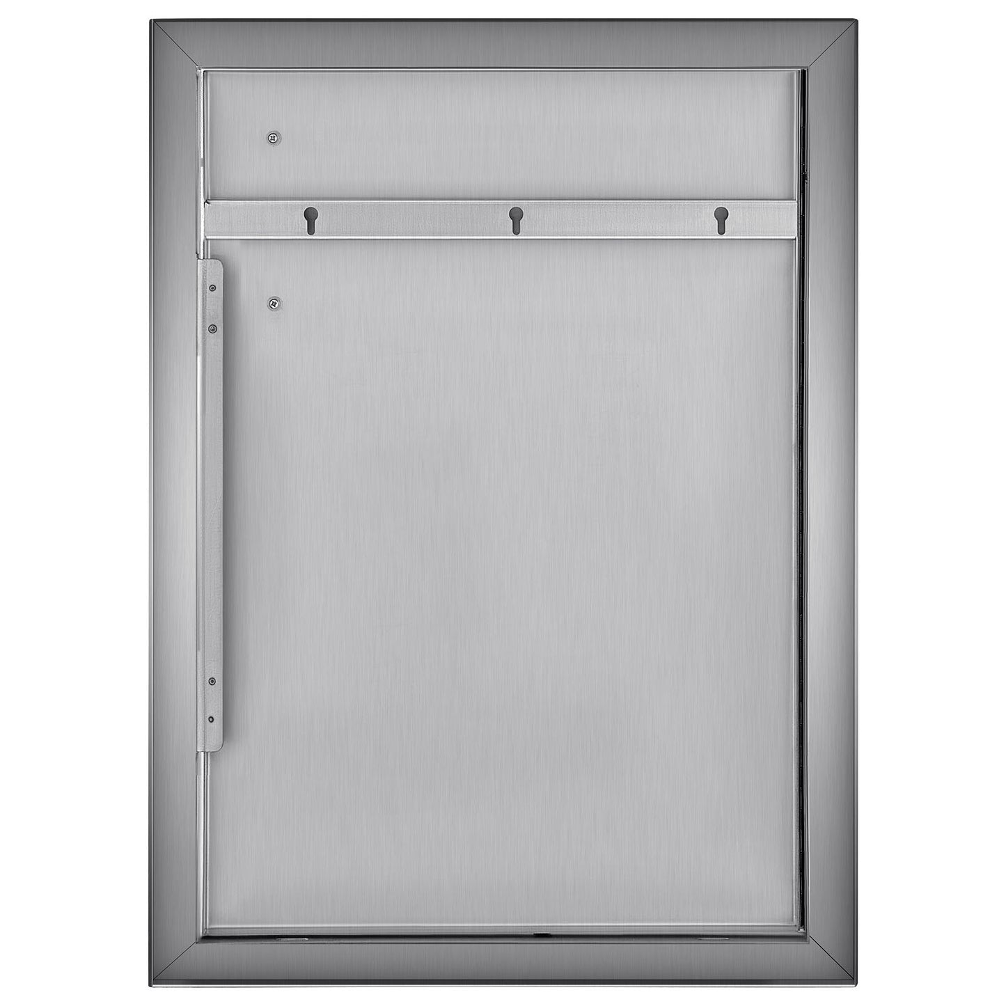 VEVOR Outdoor Kitchen Access Door 16x 22 Single Wall Construction Stainless Steel Flush Mount for BBQ Island, 16inch x 22inch,,Single Door