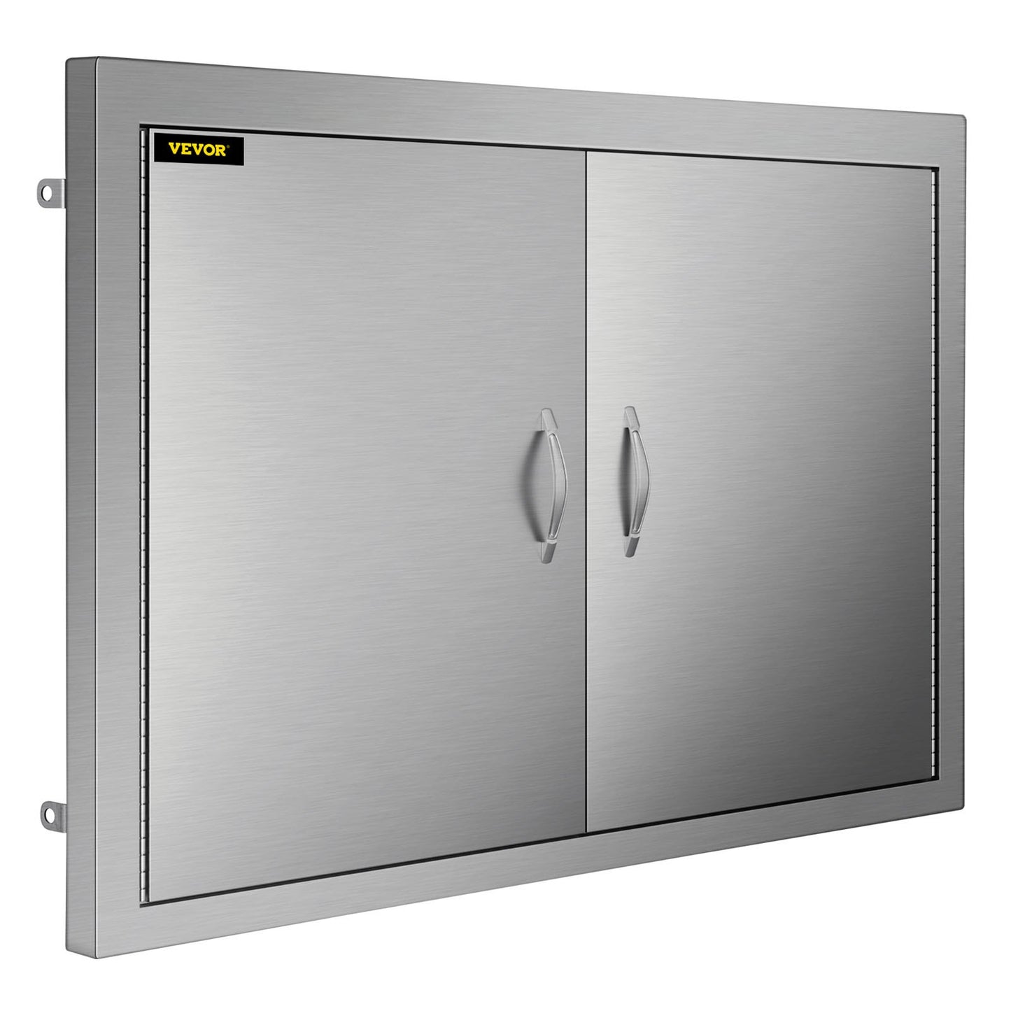 VEVOR BBQ Access Door 28W X 19H Inch, Double BBQ Door Stainless Steel, Outdoor Kitchen Doors for BBQ Island, Grill Station, Outside Cabinet