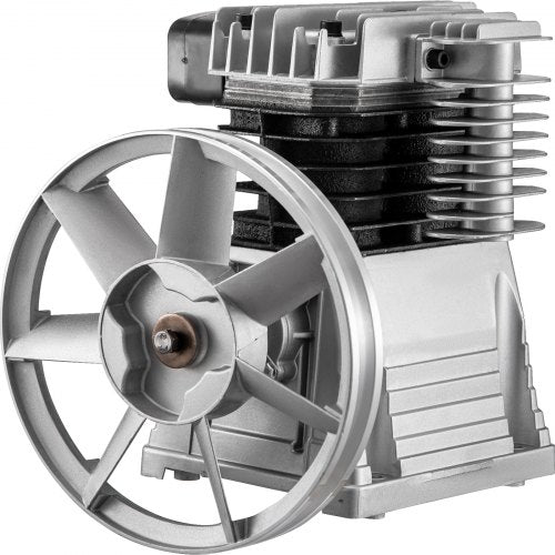 Air Compressor Pump, 3HP 11.8CFM, Industrial Compressor Head Pump Motor, 1300RPM High-Spped Single Stage Twin Cylinder Aluminum Air Compressor Head Piston Style Splash Lubrication Pump