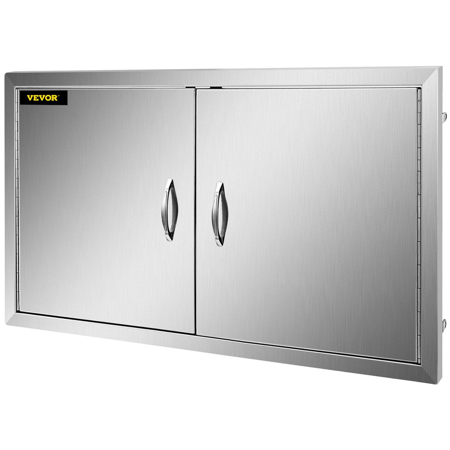 VEVOR BBQ Access Door 39W x 26H Inch, Double BBQ Door Stainless Steel, Outdoor Kitchen Doors for BBQ Island, Grill Station, Outside Cabinet