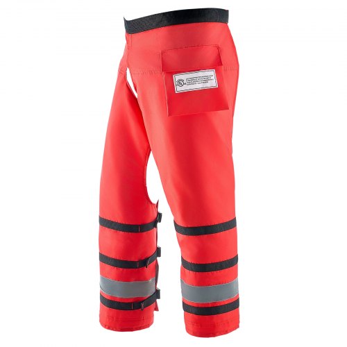 Chainsaw Chaps Wrap, Class D, 8 Layers Wrap Style Chainsaw Pants with Adjustable Belt & Gear Pocket, Chain Saw Chaps for Men/Women, Chainsaw Safety Equipment for Loggers Forest Workers, Large