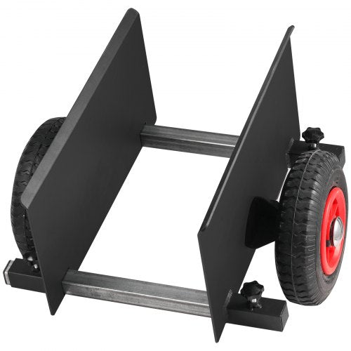 Panel Dolly, 600LBS Capacity Slab Dolly, Heavy-duty Drywall Mover with 8' Pneumatic Wheels, Adjustable Clamp Panel Cart for Drywall Sheet, Material Handling, All Terrain Moving Cart