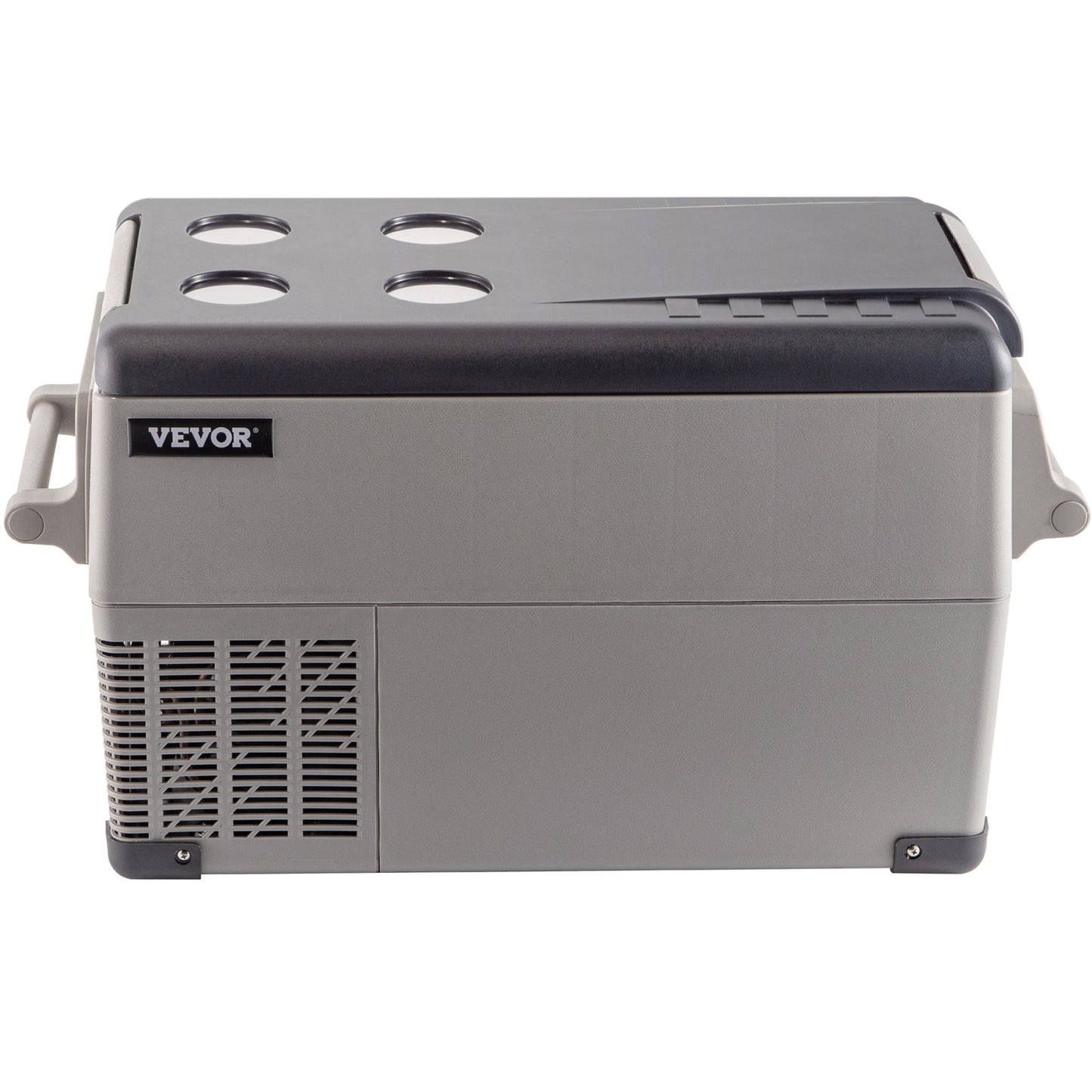 VEVOR Portable Refrigerator 37 Quart(35 Liter),12 Volt Refrigerator App Control(-4¨H~68¨H), Car Refrigerator Dual Zone with 12/24v DC & 110-240v AC for Camping, Travel, Fishing, Outdoor or Home Use