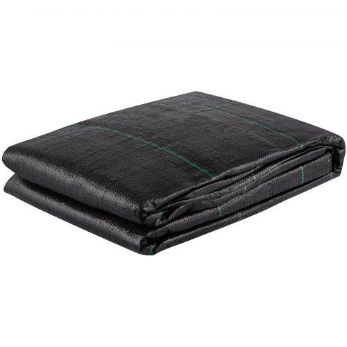 Geotextile Fabric, 12.5 x 30 ft 3.5oz Woven PP Driveway Drain Cloth with 600lbs Tensile Strength, Heavy Duty Underlayment for Soil Stabilization, Landscaping, Weed Barrier, 12.5FT30FT-3.5OZ, Bla