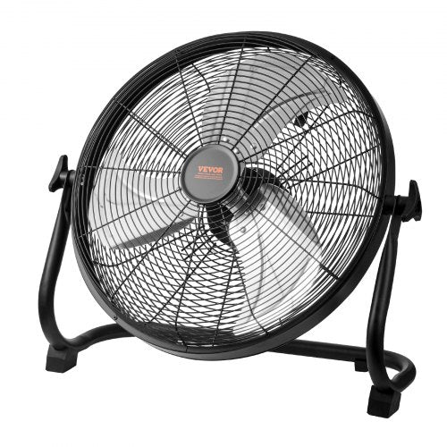 Cordless Fan 16 in, Portable Quiet Personal Fan for Home or Office, 360 Degree Manual Pivoting Head, Stepless Speed Regulation High Velocity Cordless Fan, Heavy Duty Metal Industrial Floor Fans