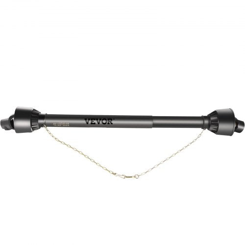 PTO Shaft, 1-3/8\' PTO Drive Shaft, 6 Spline Tractor, Round Implement Ends PTO Driveline Shaft, Series 4 Tractor PTO Shaft, 43\'-61\' Brush Hog PTO Shaft Black, for Finish Mower, Rotary Cutter