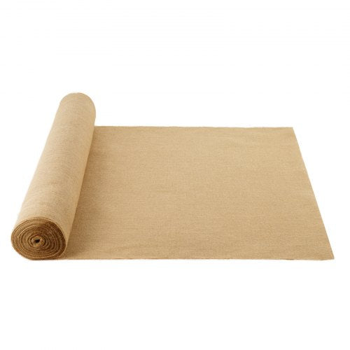 Burlap Fabric Roll, 40¡± x 150 ft & 50 x 50 High Density Wide Natural Burlap Fabric Rolls, Jute Fabric Burlap Tree Wrap Roll, for Decor, Crafts, Wedding, Gardening, Plant & Tree Winter Covering