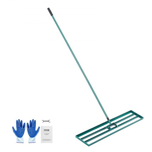 Lawn Leveling Rake, 48'x10' Level Lawn Tool, Heavy-duty Lawn Leveler with 78' Steel Extended Handle, Yard Leveling Rake Suit for Garden, Golf Lawn, Farm